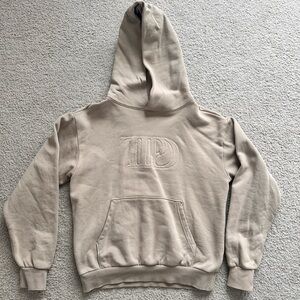 Taylor Swift Tortured Poets Department Hoodie - Beige M